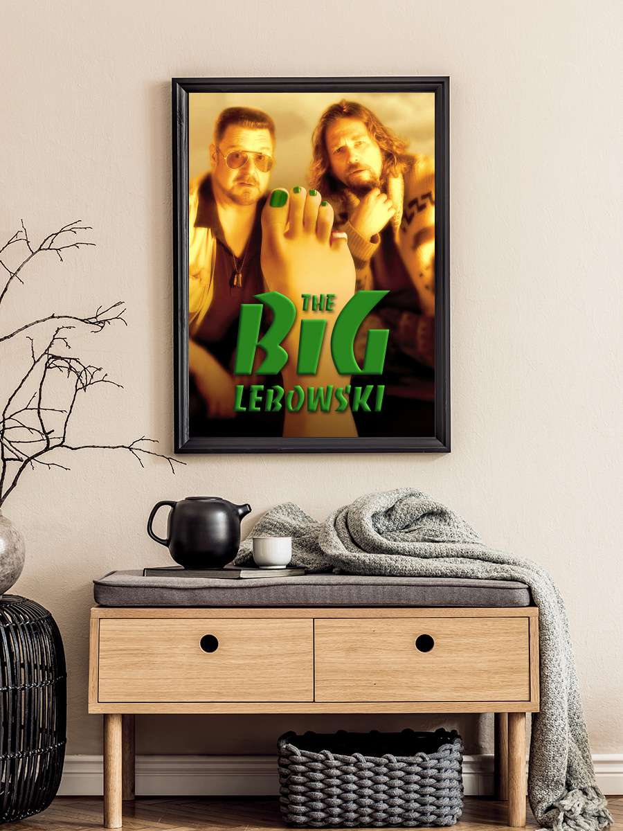 Büyük Lebowski - The Big Lebowski Film Tablo Siyah Çerçeveli Film Poster Afiş Tablo