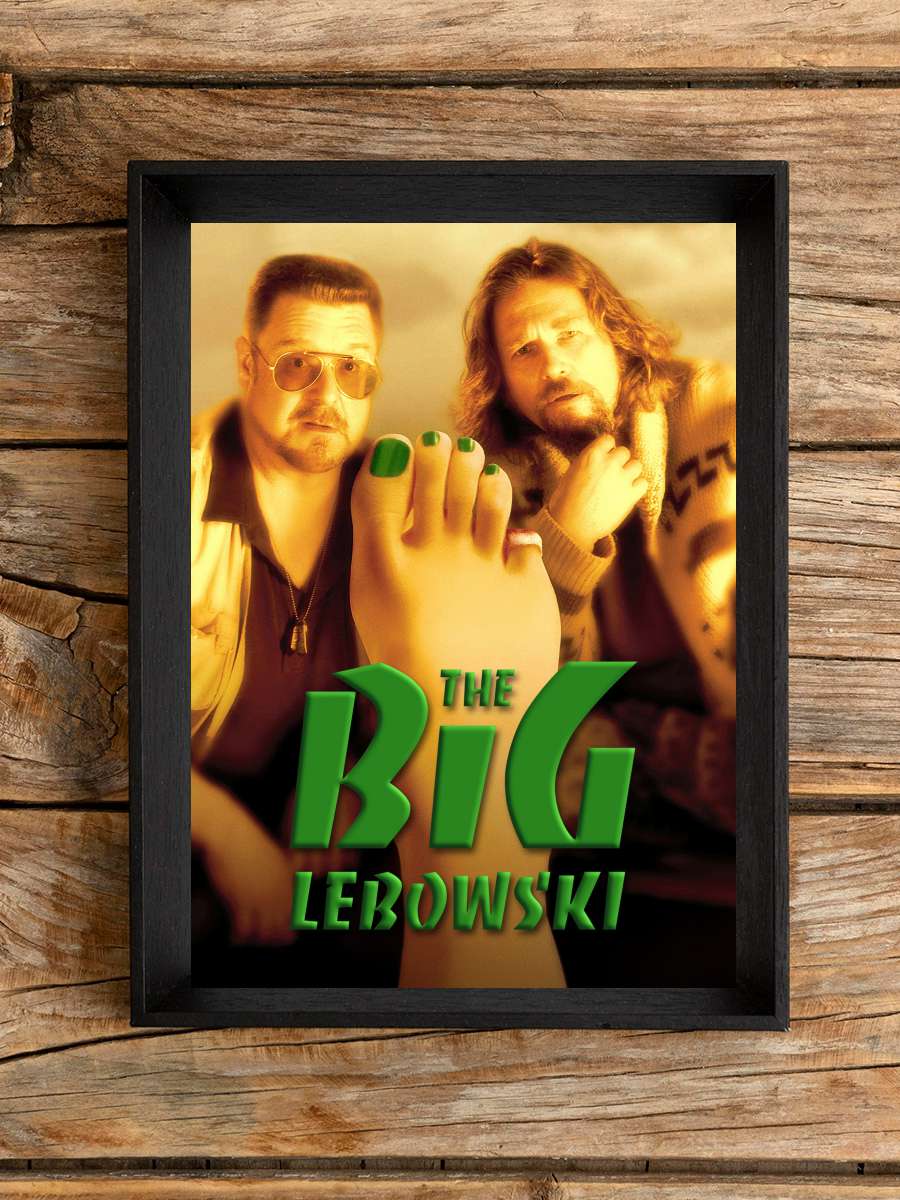 Büyük Lebowski - The Big Lebowski Film Tablo Siyah Çerçeveli Film Poster Afiş Tablo