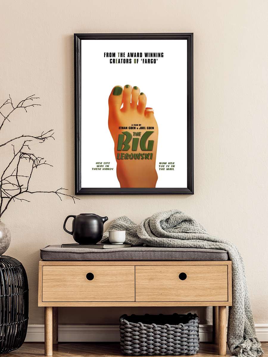 Büyük Lebowski - The Big Lebowski Film Tablo Siyah Çerçeveli Film Poster Afiş Tablo