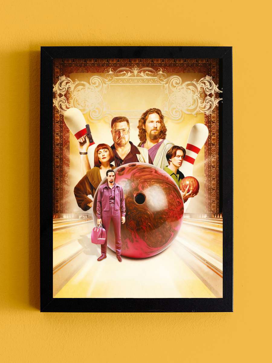 Büyük Lebowski - The Big Lebowski Film Tablo Siyah Çerçeveli Film Poster Afiş Tablo