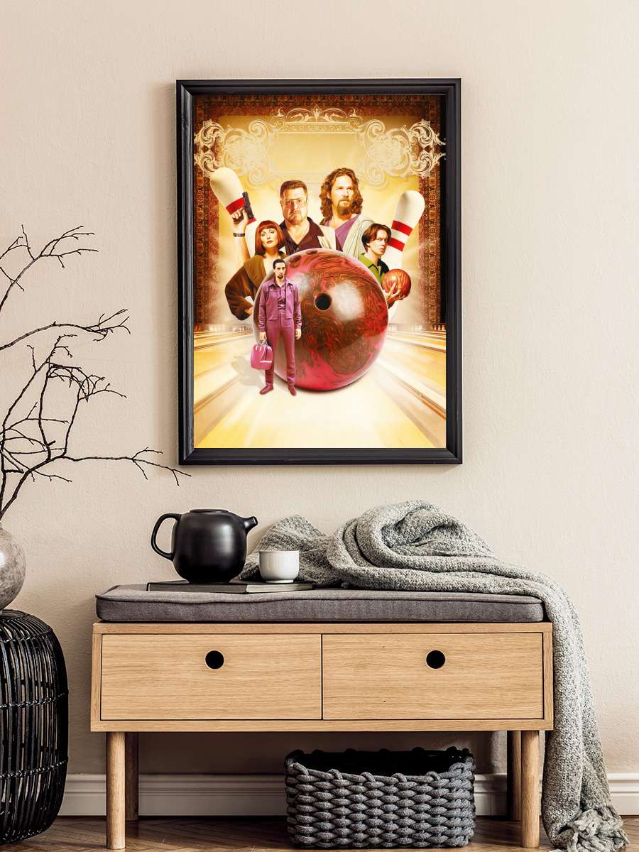 Büyük Lebowski - The Big Lebowski Film Tablo Siyah Çerçeveli Film Poster Afiş Tablo