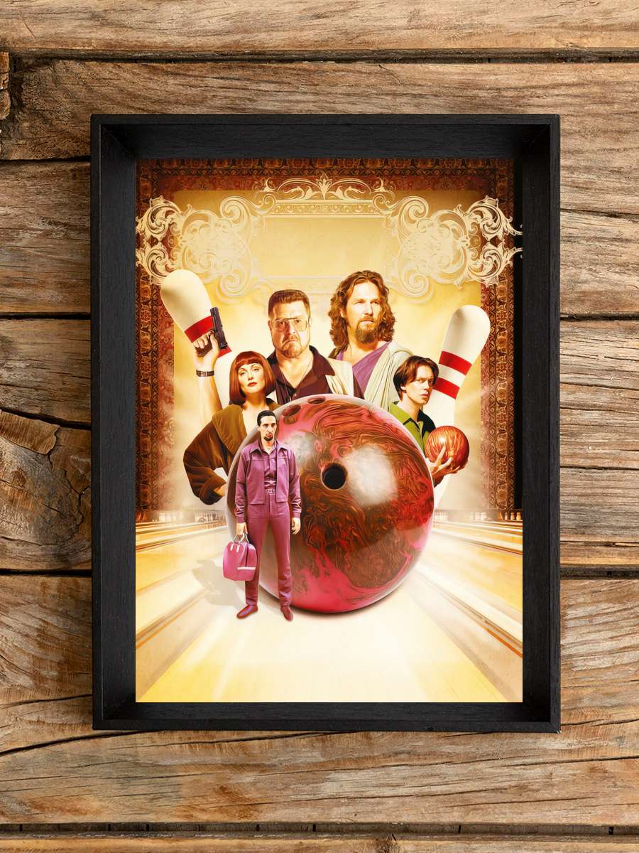 Büyük Lebowski - The Big Lebowski Film Tablo Siyah Çerçeveli Film Poster Afiş Tablo