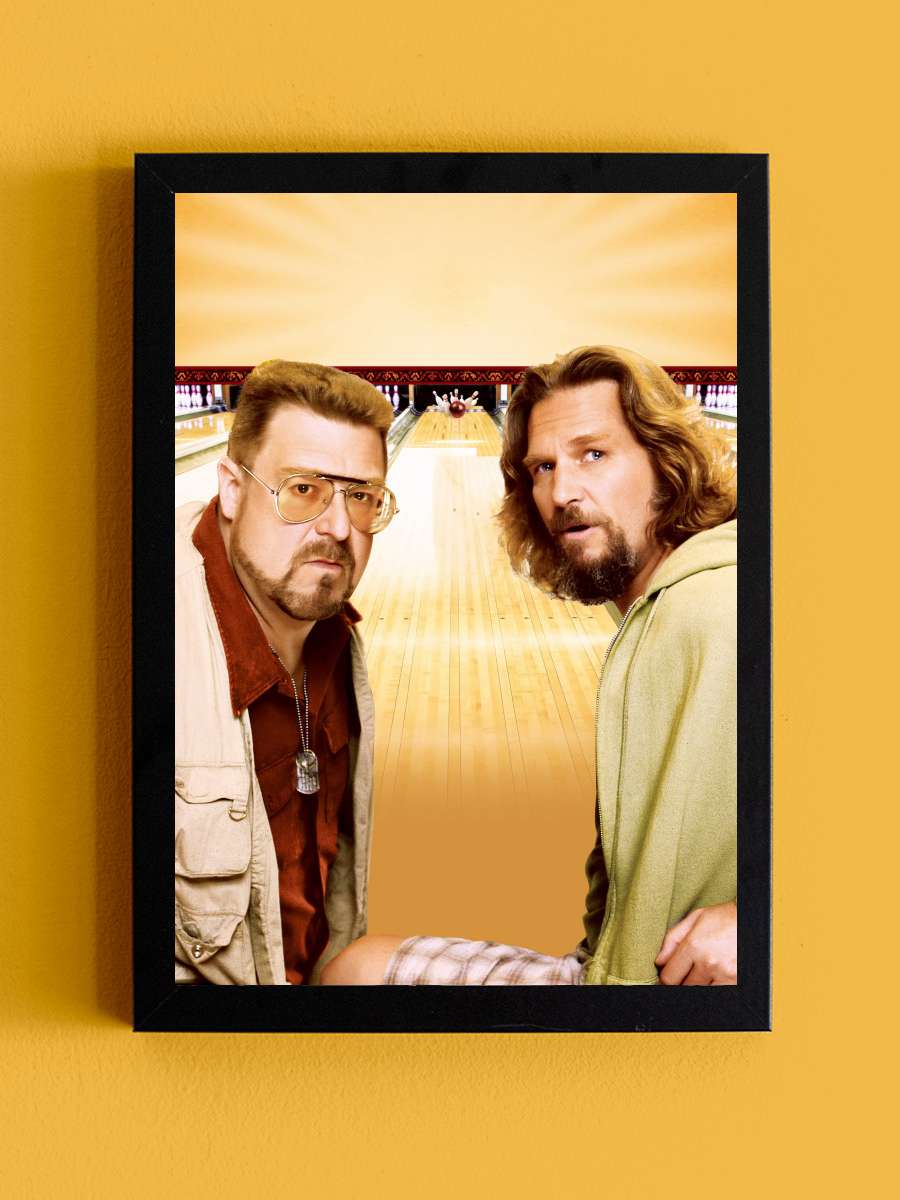 Büyük Lebowski - The Big Lebowski Film Tablo Siyah Çerçeveli Film Poster Afiş Tablo