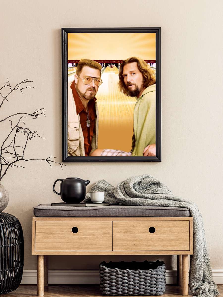 Büyük Lebowski - The Big Lebowski Film Tablo Siyah Çerçeveli Film Poster Afiş Tablo