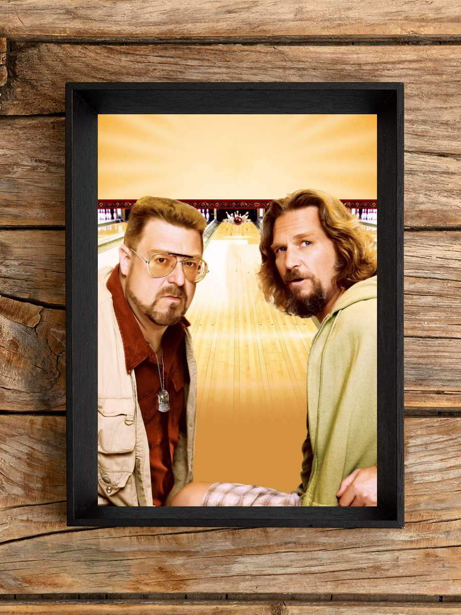 Büyük Lebowski - The Big Lebowski Film Tablo Siyah Çerçeveli Film Poster Afiş Tablo