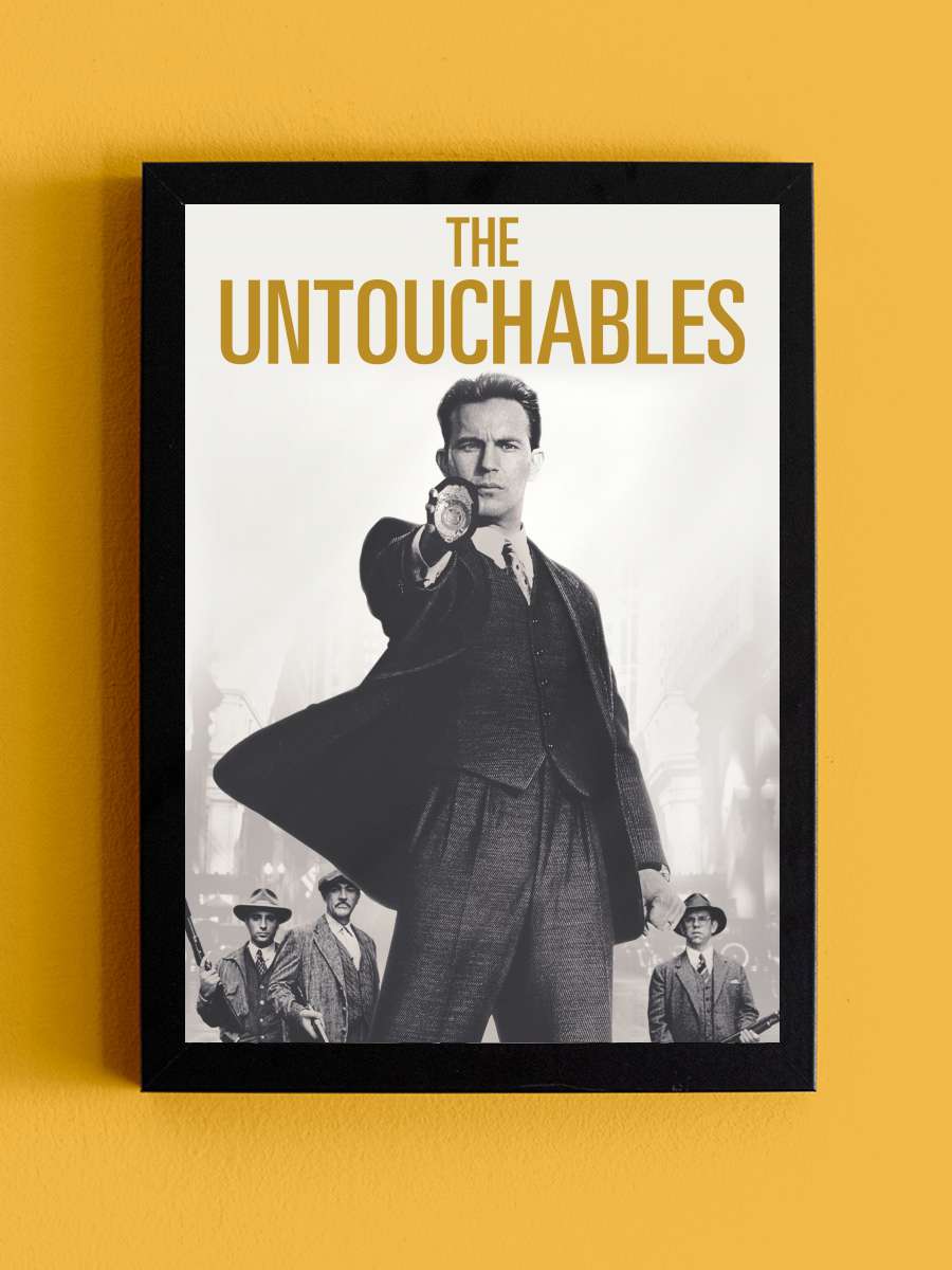 Dokunulmazlar - The Untouchables Film Tablo Siyah Çerçeveli Film Poster Afiş Tablo