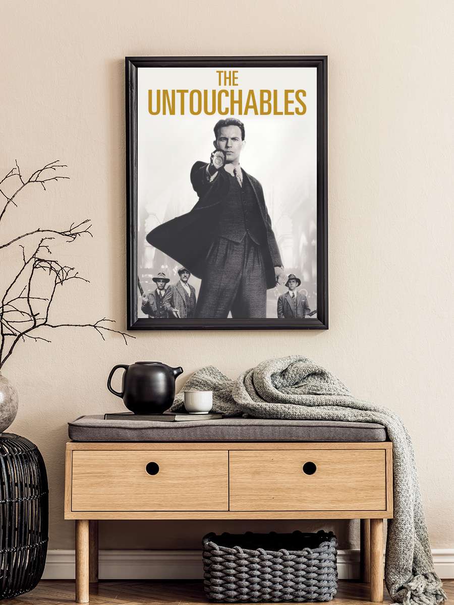 Dokunulmazlar - The Untouchables Film Tablo Siyah Çerçeveli Film Poster Afiş Tablo