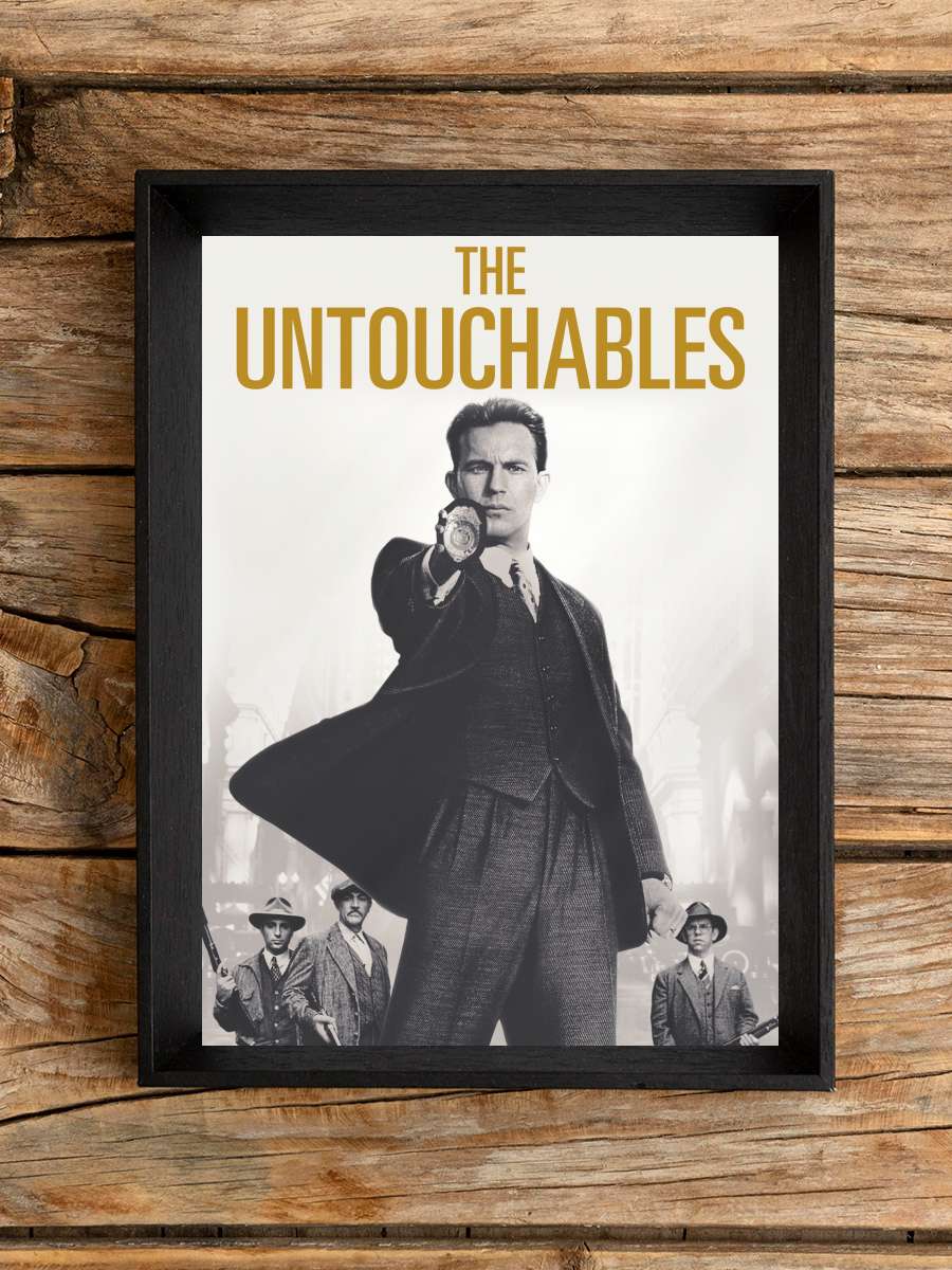 Dokunulmazlar - The Untouchables Film Tablo Siyah Çerçeveli Film Poster Afiş Tablo