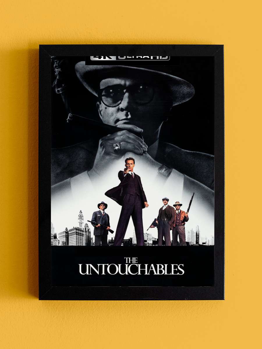 Dokunulmazlar - The Untouchables Film Tablo Siyah Çerçeveli Film Poster Afiş Tablo