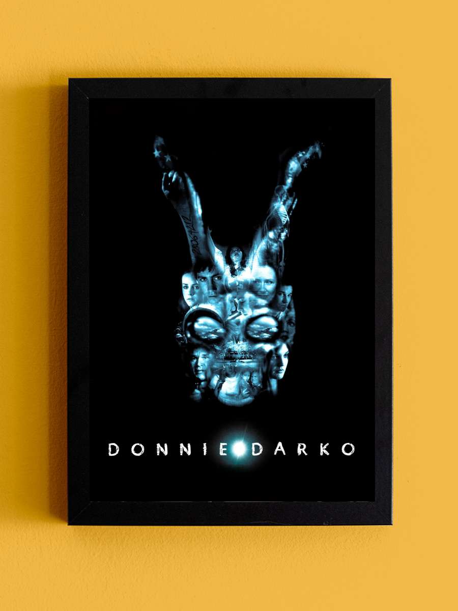 Karanlık Yolculuk - Donnie Darko Film Tablo Siyah Çerçeveli Film Poster Afiş Tablo