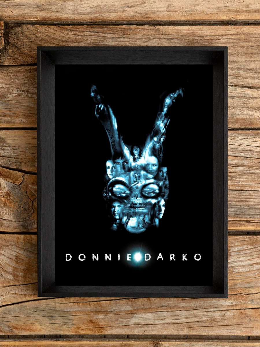 Karanlık Yolculuk - Donnie Darko Film Tablo Siyah Çerçeveli Film Poster Afiş Tablo