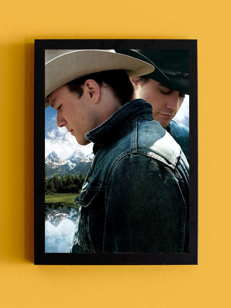 Brokeback Dağı - Brokeback Mountain Film Tablo Siyah Çerçeveli Film Poster Afiş Tablo