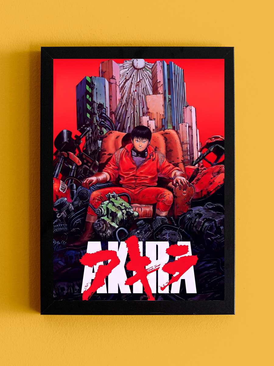 Akira - AKIRA Film Tablo Siyah Çerçeveli Film Poster Afiş Tablo