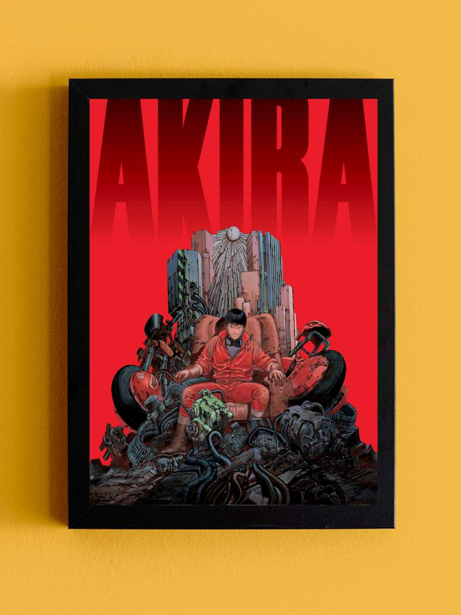 Akira - AKIRA Film Tablo Siyah Çerçeveli Film Poster Afiş Tablo