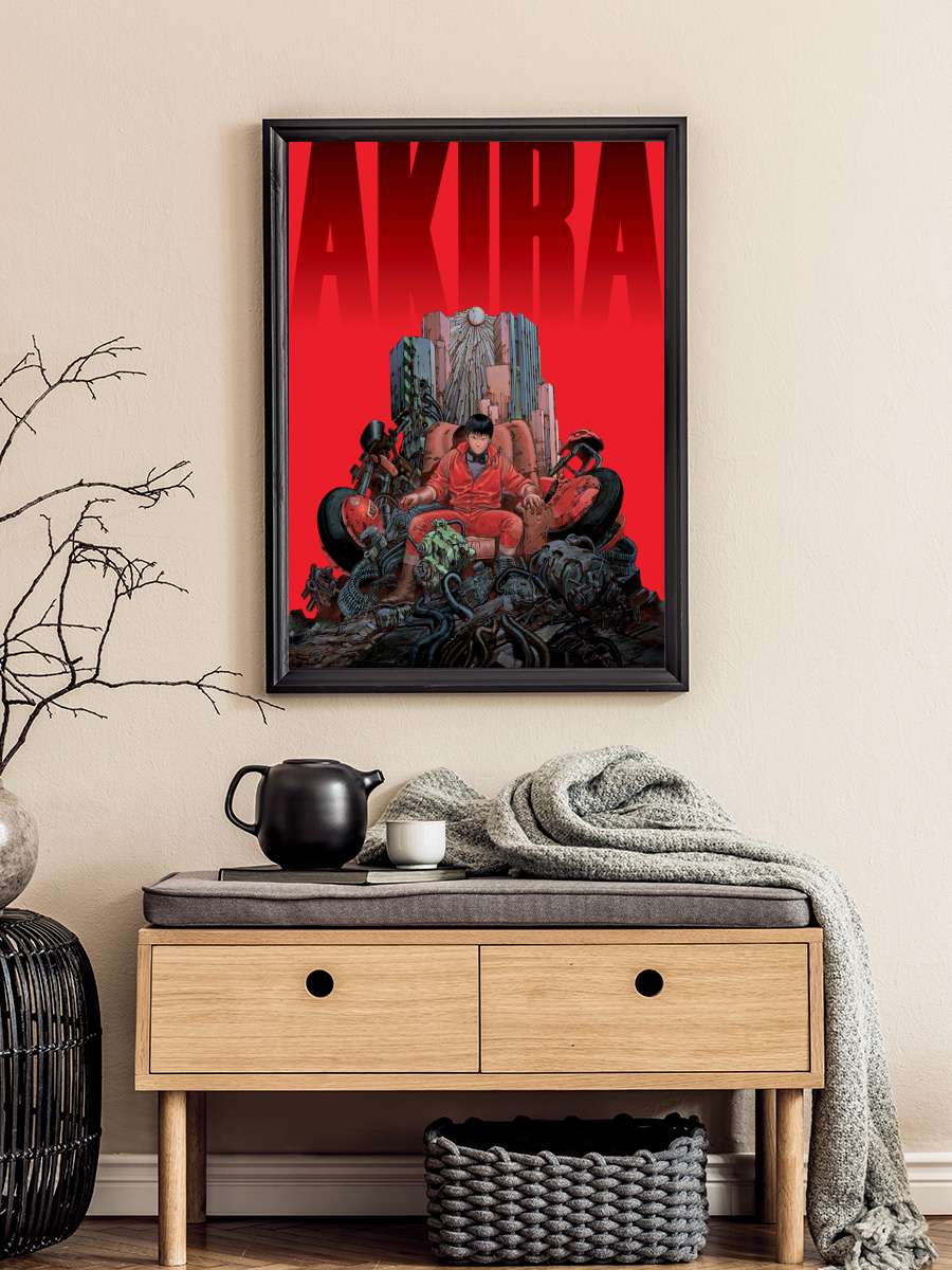 Akira - AKIRA Film Tablo Siyah Çerçeveli Film Poster Afiş Tablo