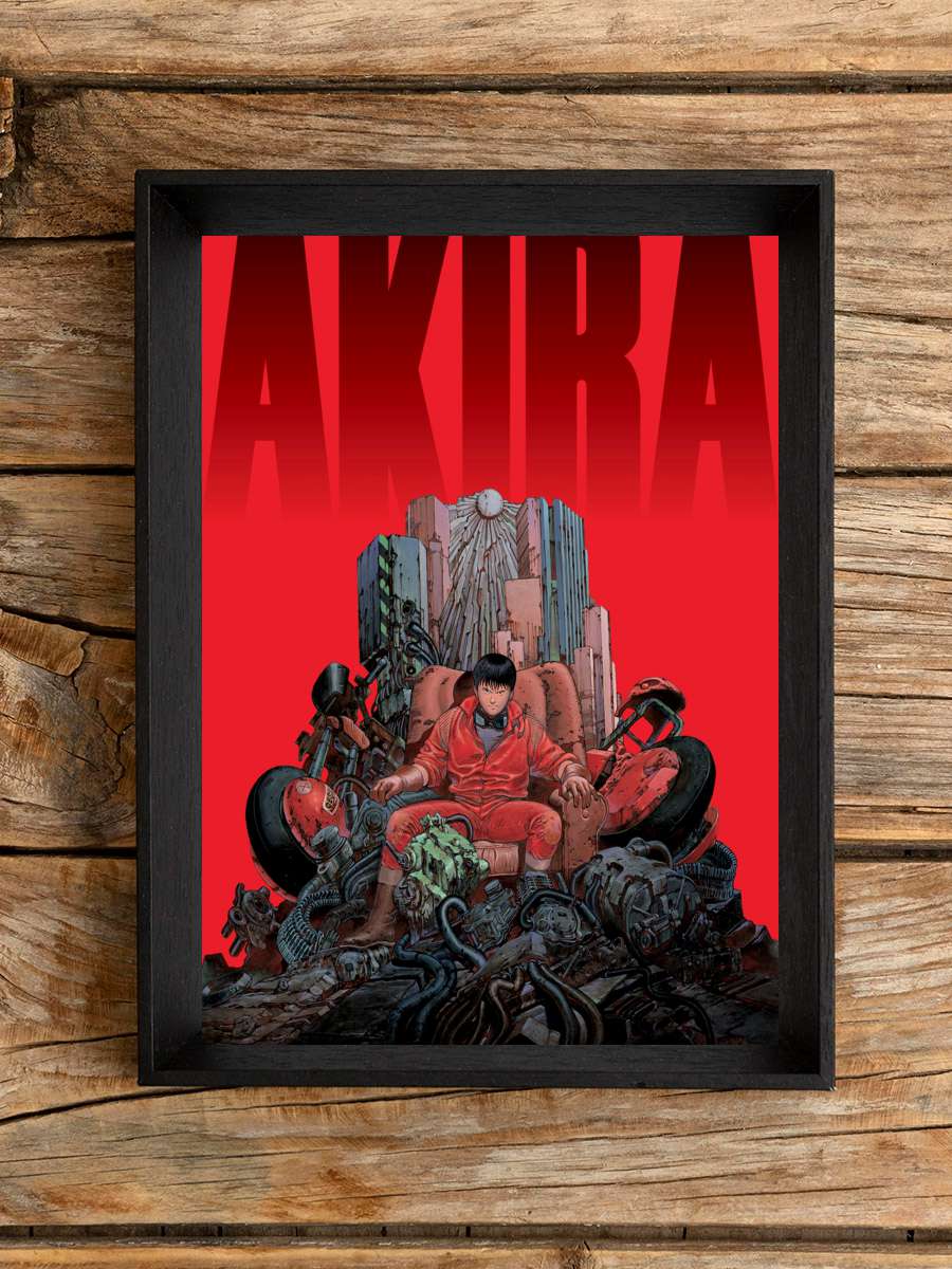 Akira - AKIRA Film Tablo Siyah Çerçeveli Film Poster Afiş Tablo