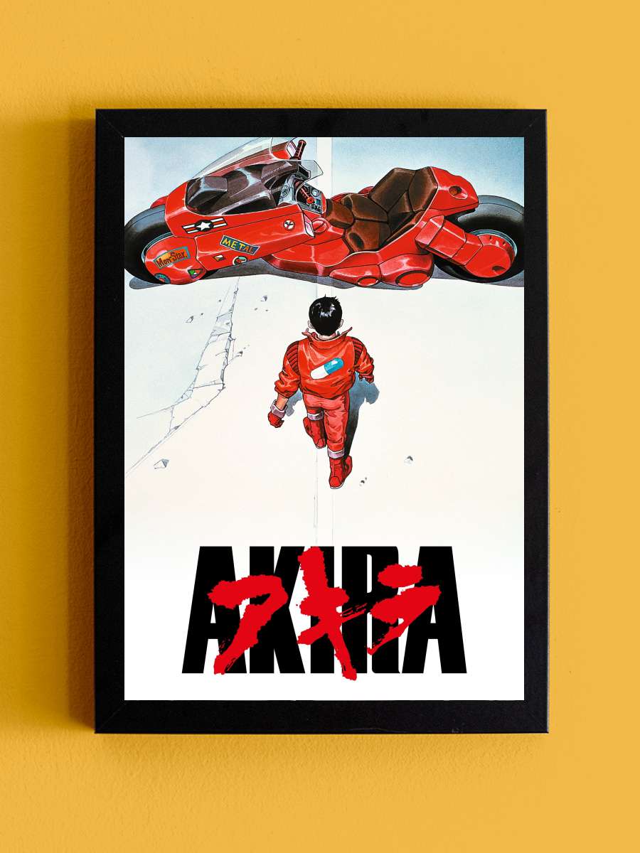 Akira - AKIRA Film Tablo Siyah Çerçeveli Film Poster Afiş Tablo