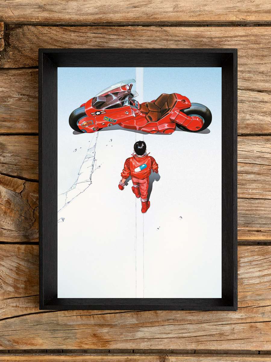 Akira - AKIRA Film Tablo Siyah Çerçeveli Film Poster Afiş Tablo