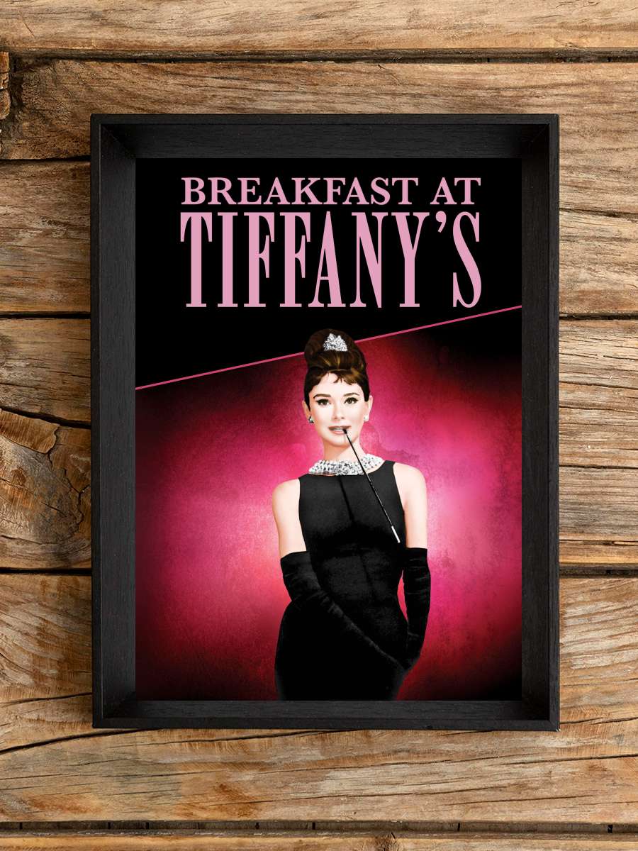 Tiffany'de Kahvaltı - Breakfast at Tiffany's Film Tablo Siyah Çerçeveli Film Poster Afiş Tablo