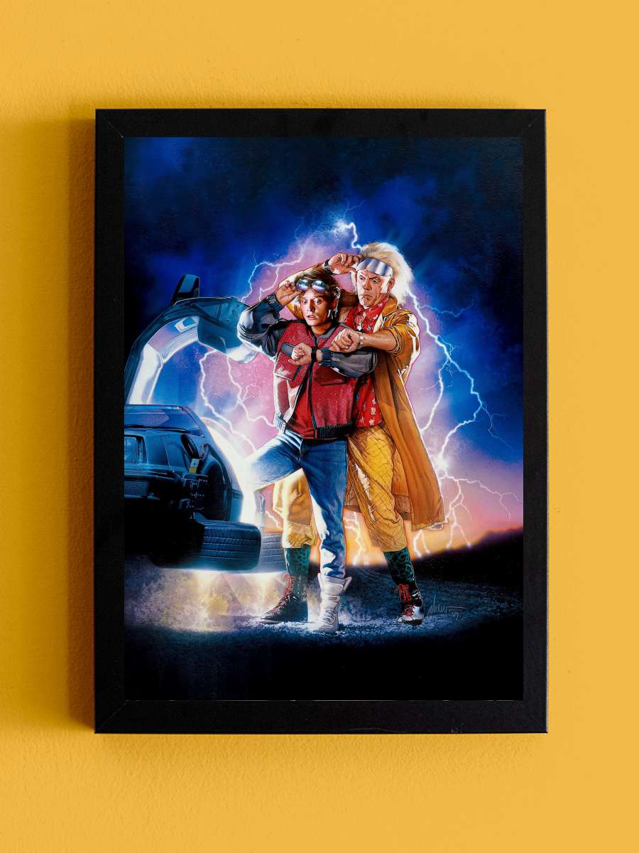 Geleceğe Dönüş II - Back to the Future Part II Film Tablo Siyah Çerçeveli Film Poster Afiş Tablo