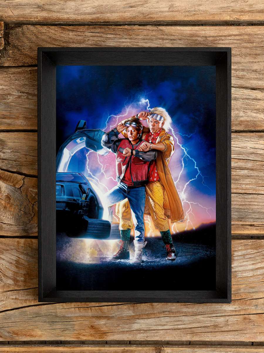 Geleceğe Dönüş II - Back to the Future Part II Film Tablo Siyah Çerçeveli Film Poster Afiş Tablo