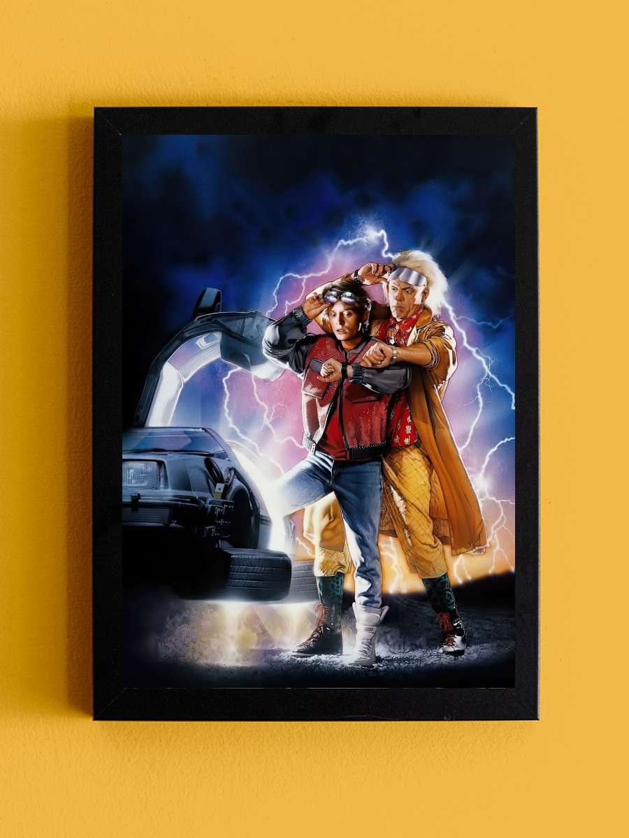 Geleceğe Dönüş II - Back to the Future Part II Film Tablo Siyah Çerçeveli Film Poster Afiş Tablo