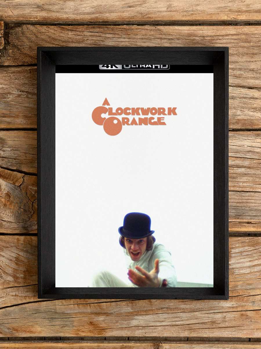 Otomatik Portakal - A Clockwork Orange Film Tablo Siyah Çerçeveli Film Poster Afiş Tablo