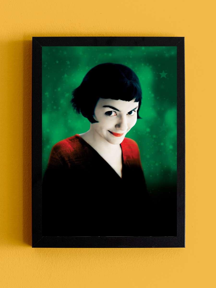 Amelie - Le Fabuleux Destin d'Amélie Poulain Film Tablo Siyah Çerçeveli Film Poster Afiş Tablo