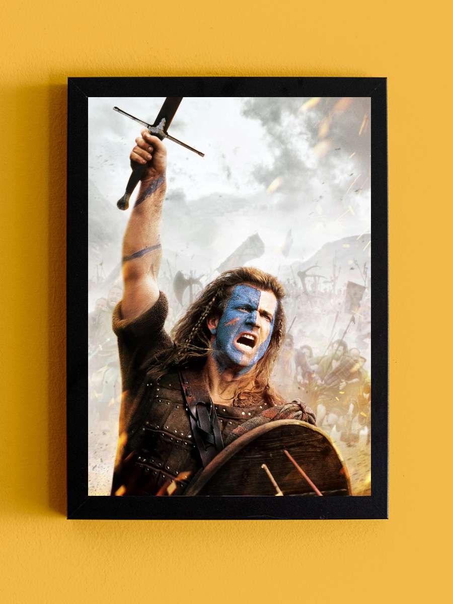 Cesur Yürek - Braveheart Film Tablo Siyah Çerçeveli Film Poster Afiş Tablo