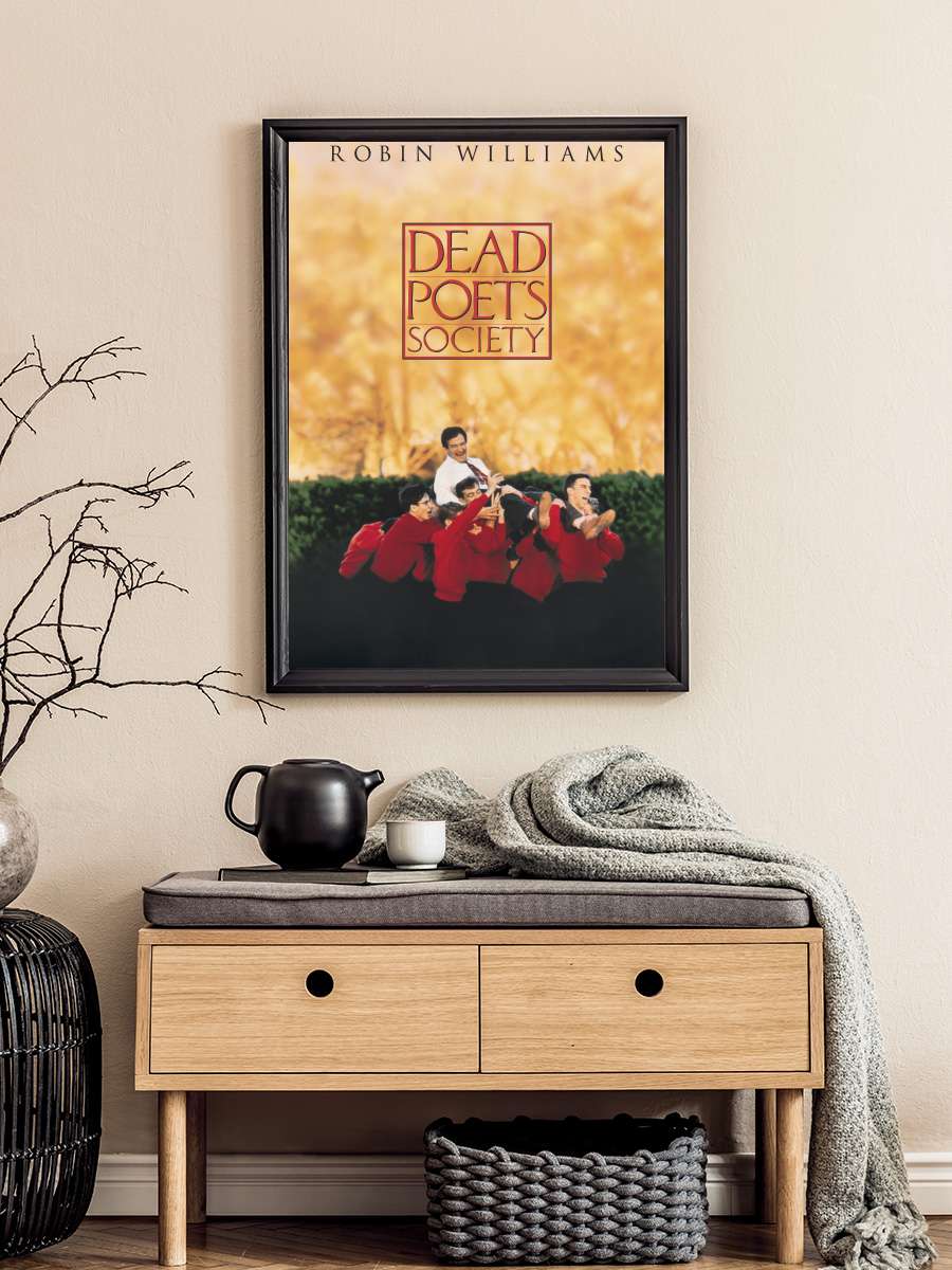 Ölü Ozanlar Derneği - Dead Poets Society Film Tablo Siyah Çerçeveli Film Poster Afiş Tablo