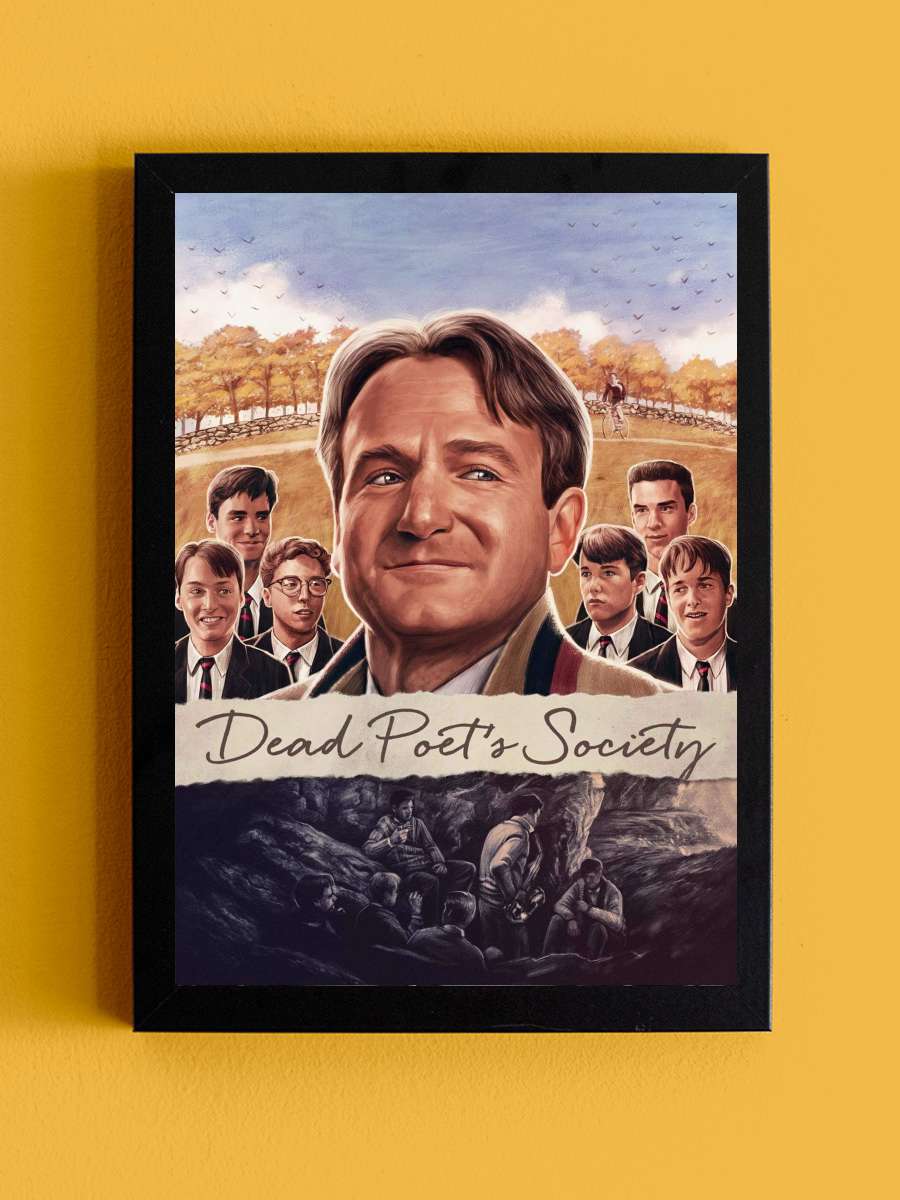 Ölü Ozanlar Derneği - Dead Poets Society Film Tablo Siyah Çerçeveli Film Poster Afiş Tablo