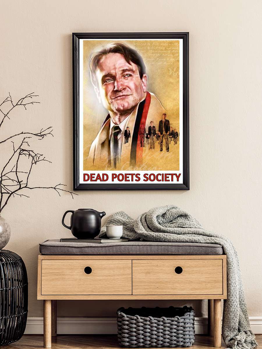 Ölü Ozanlar Derneği - Dead Poets Society Film Tablo Siyah Çerçeveli Film Poster Afiş Tablo