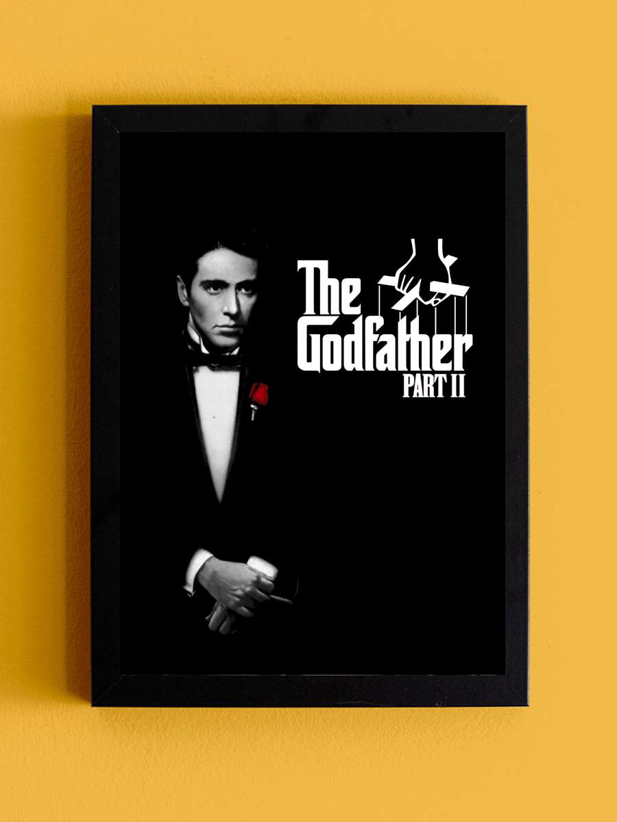 Baba: Bölüm 2 - The Godfather Part II Film Tablo Siyah Çerçeveli Film Poster Afiş Tablo