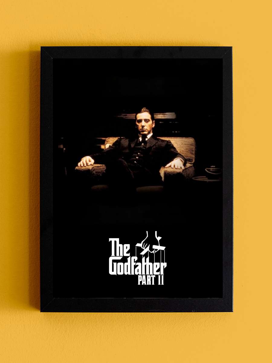 Baba: Bölüm 2 - The Godfather Part II Film Tablo Siyah Çerçeveli Film Poster Afiş Tablo