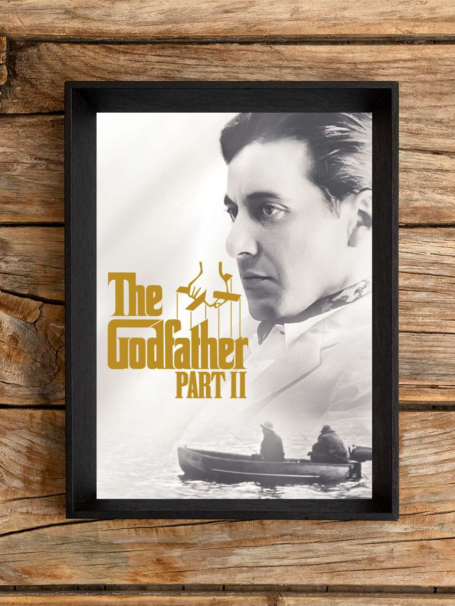 Baba: Bölüm 2 - The Godfather Part II Film Tablo Siyah Çerçeveli Film Poster Afiş Tablo