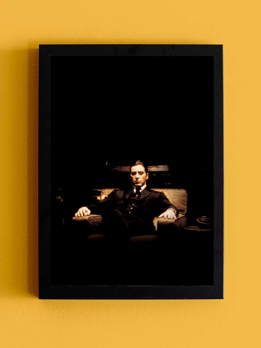 Baba: Bölüm 2 - The Godfather Part II Film Tablo Siyah Çerçeveli Film Poster Afiş Tablo