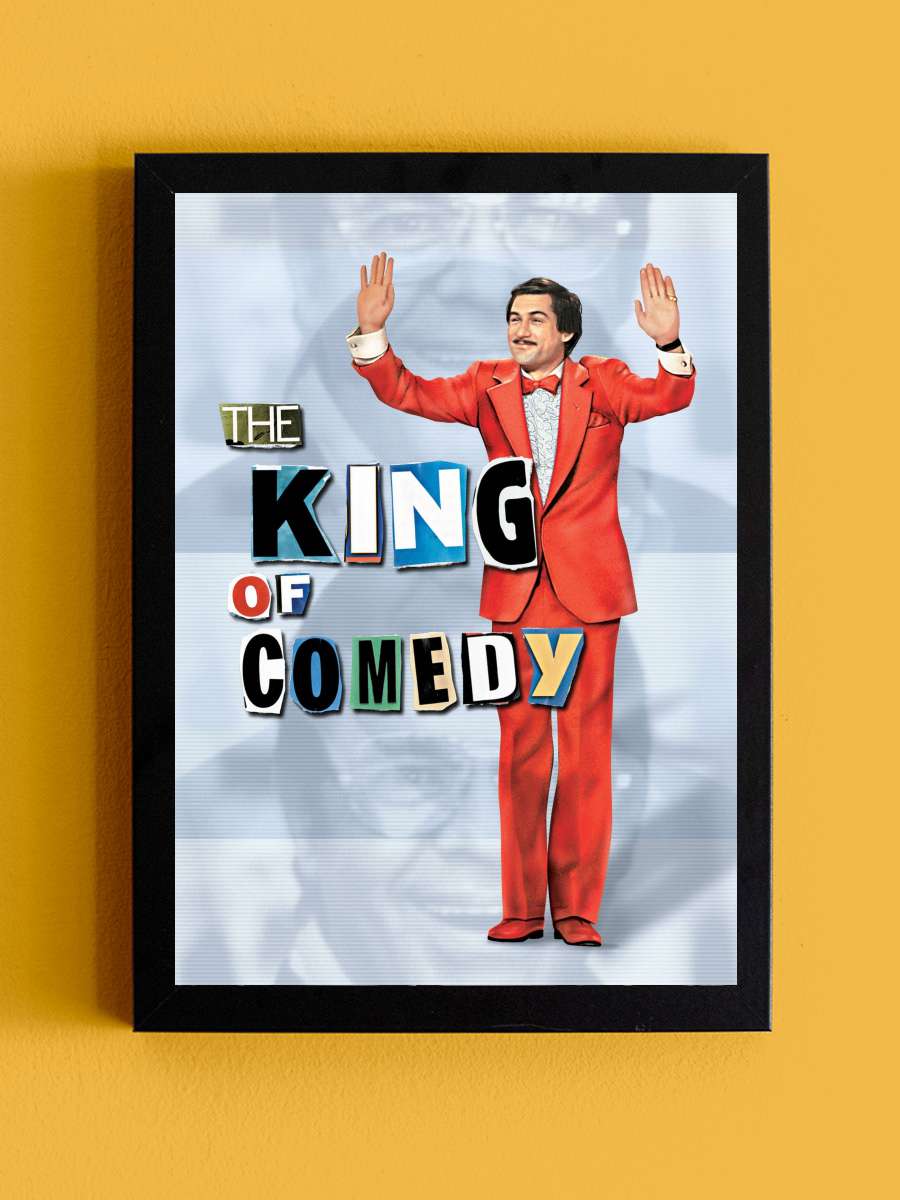 Kahkahalar Kralı - The King of Comedy Film Tablo Siyah Çerçeveli Film Poster Afiş Tablo