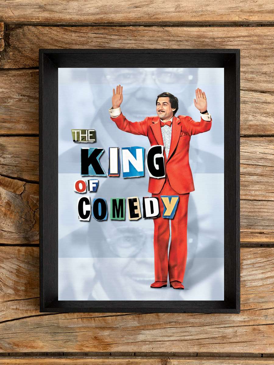 Kahkahalar Kralı - The King of Comedy Film Tablo Siyah Çerçeveli Film Poster Afiş Tablo