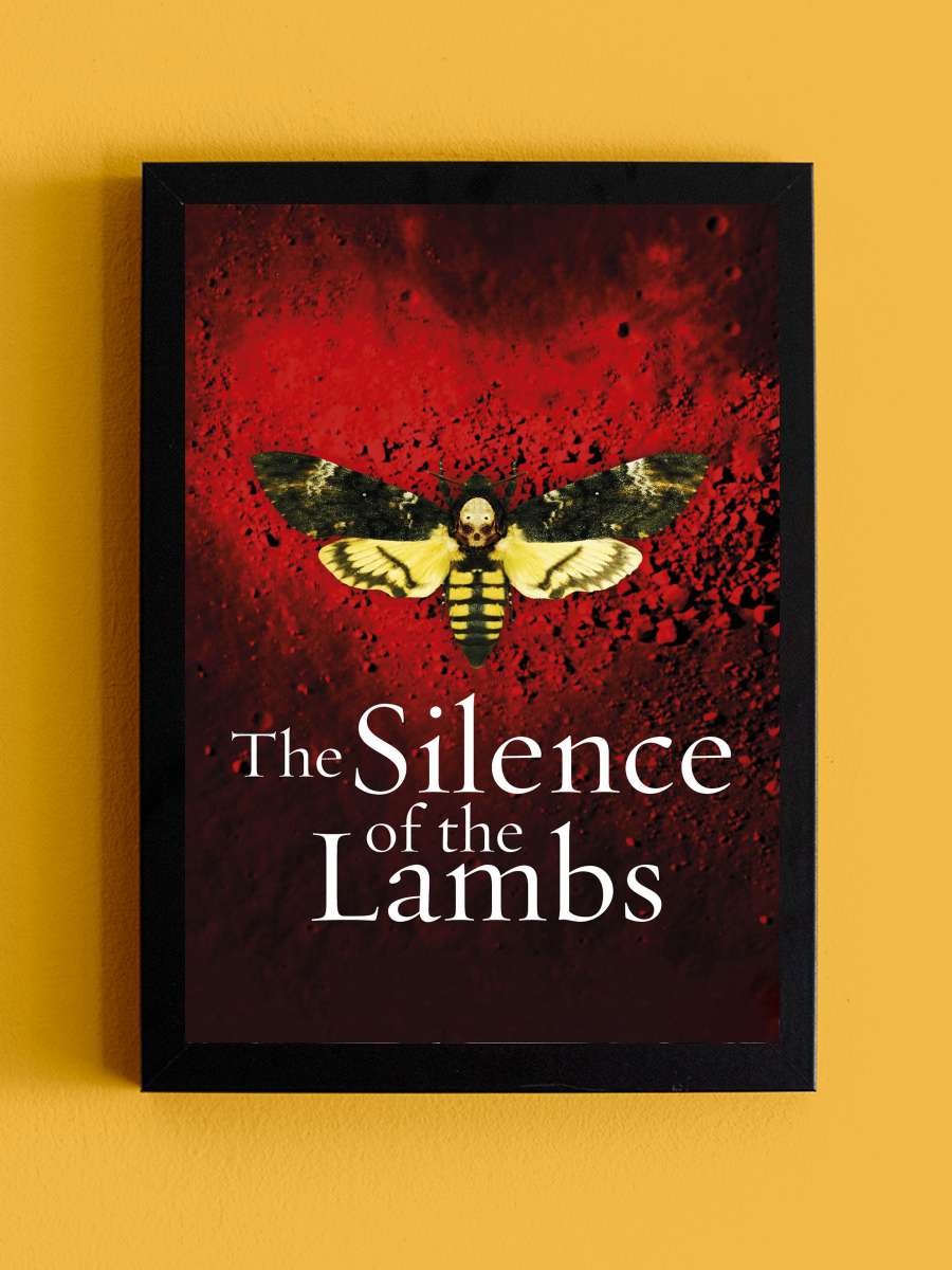 Kuzuların Sessizliği - The Silence of the Lambs Film Tablo Siyah Çerçeveli Film Poster Afiş Tablo