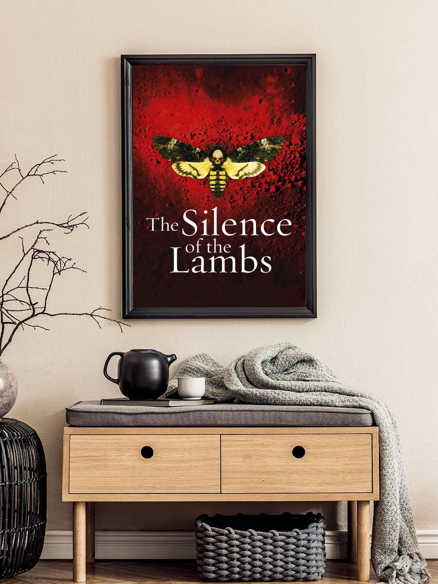 Kuzuların Sessizliği - The Silence of the Lambs Film Tablo Siyah Çerçeveli Film Poster Afiş Tablo