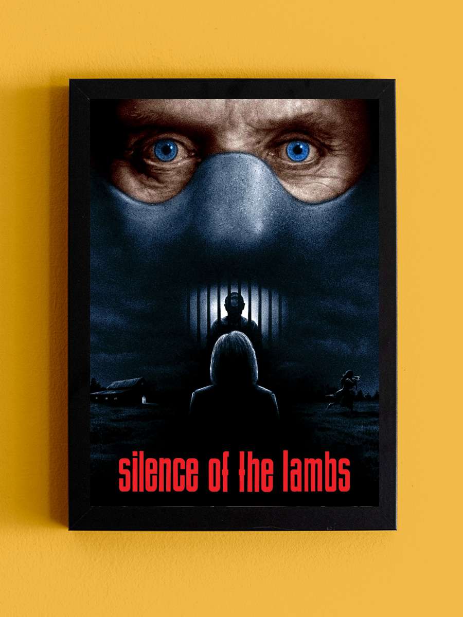 Kuzuların Sessizliği - The Silence of the Lambs Film Tablo Siyah Çerçeveli Film Poster Afiş Tablo