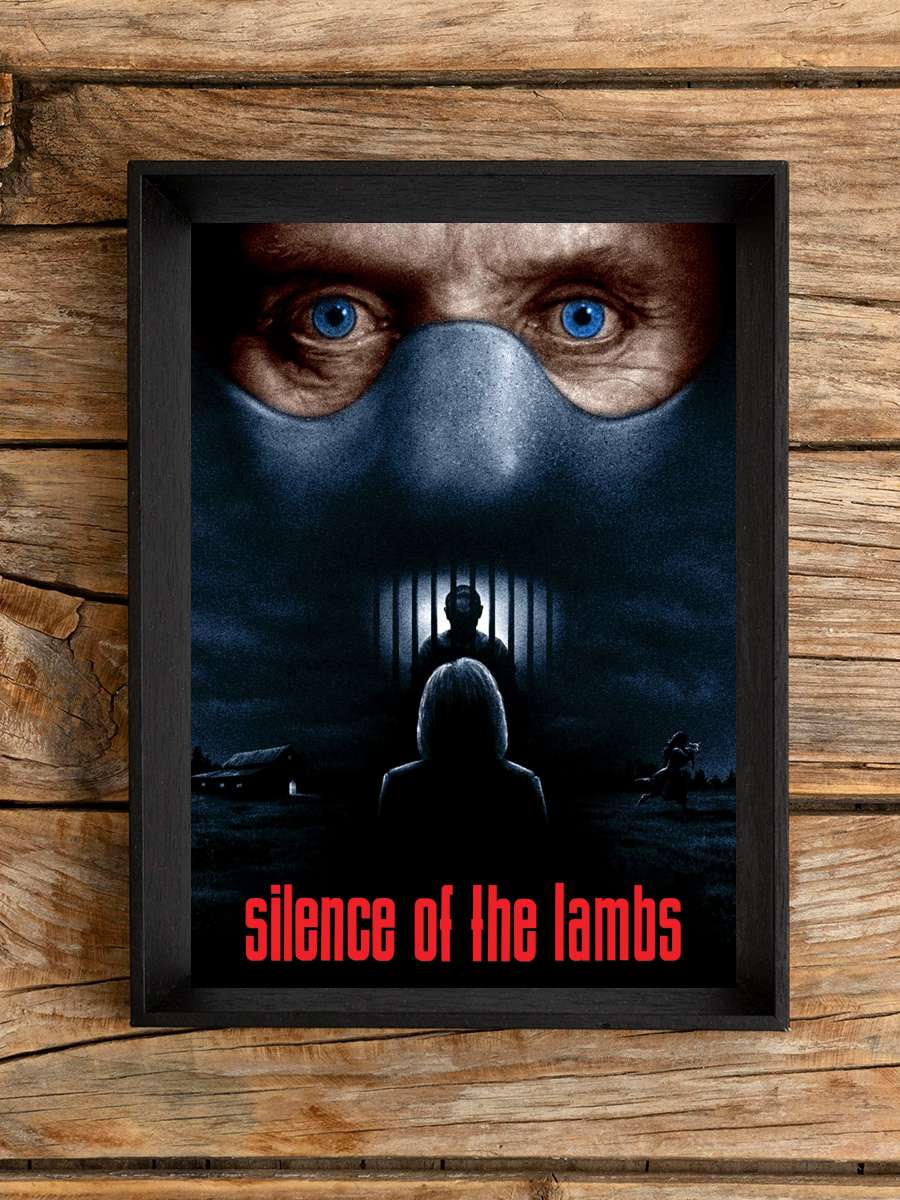 Kuzuların Sessizliği - The Silence of the Lambs Film Tablo Siyah Çerçeveli Film Poster Afiş Tablo