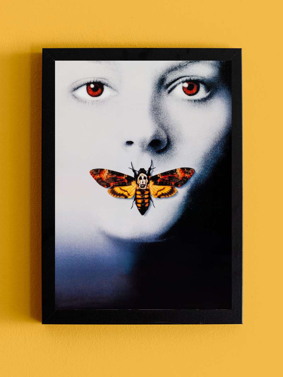 Kuzuların Sessizliği - The Silence of the Lambs Film Tablo Siyah Çerçeveli Film Poster Afiş Tablo