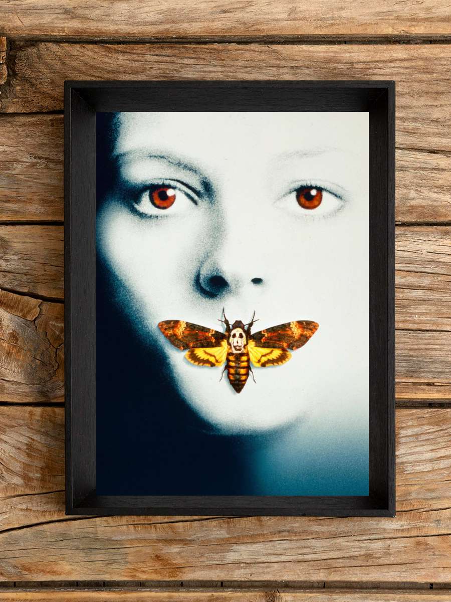 Kuzuların Sessizliği - The Silence of the Lambs Film Tablo Siyah Çerçeveli Film Poster Afiş Tablo