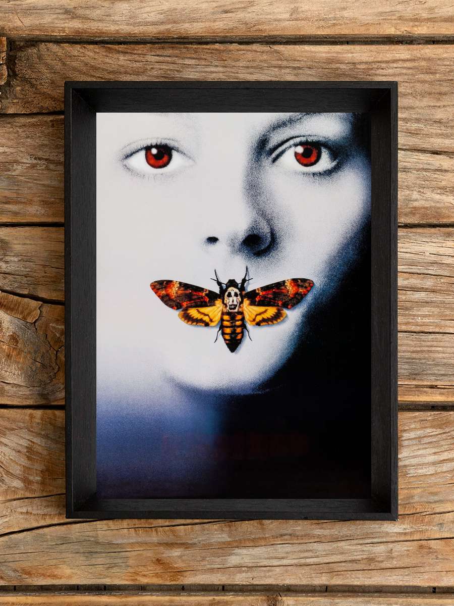 Kuzuların Sessizliği - The Silence of the Lambs Film Tablo Siyah Çerçeveli Film Poster Afiş Tablo