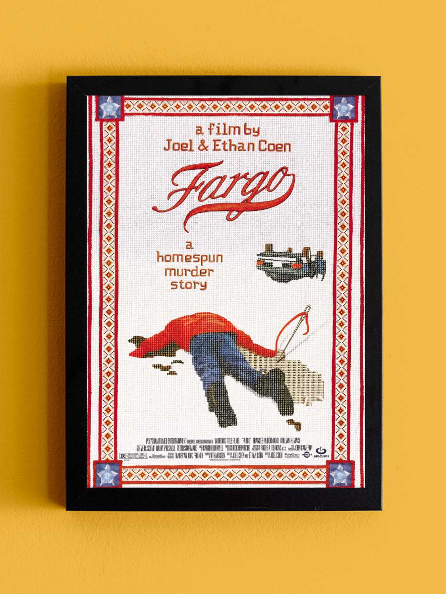 Fargo Film Tablo Siyah Çerçeveli Film Poster Afiş Tablo