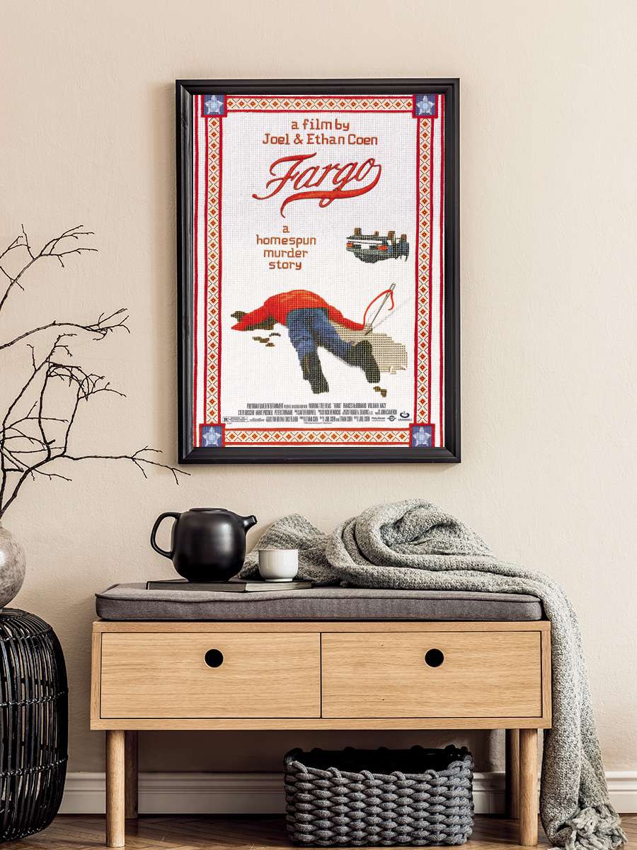 Fargo Film Tablo Siyah Çerçeveli Film Poster Afiş Tablo