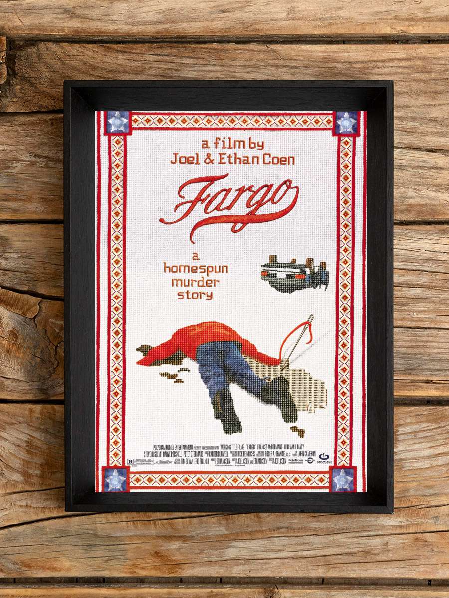 Fargo Film Tablo Siyah Çerçeveli Film Poster Afiş Tablo