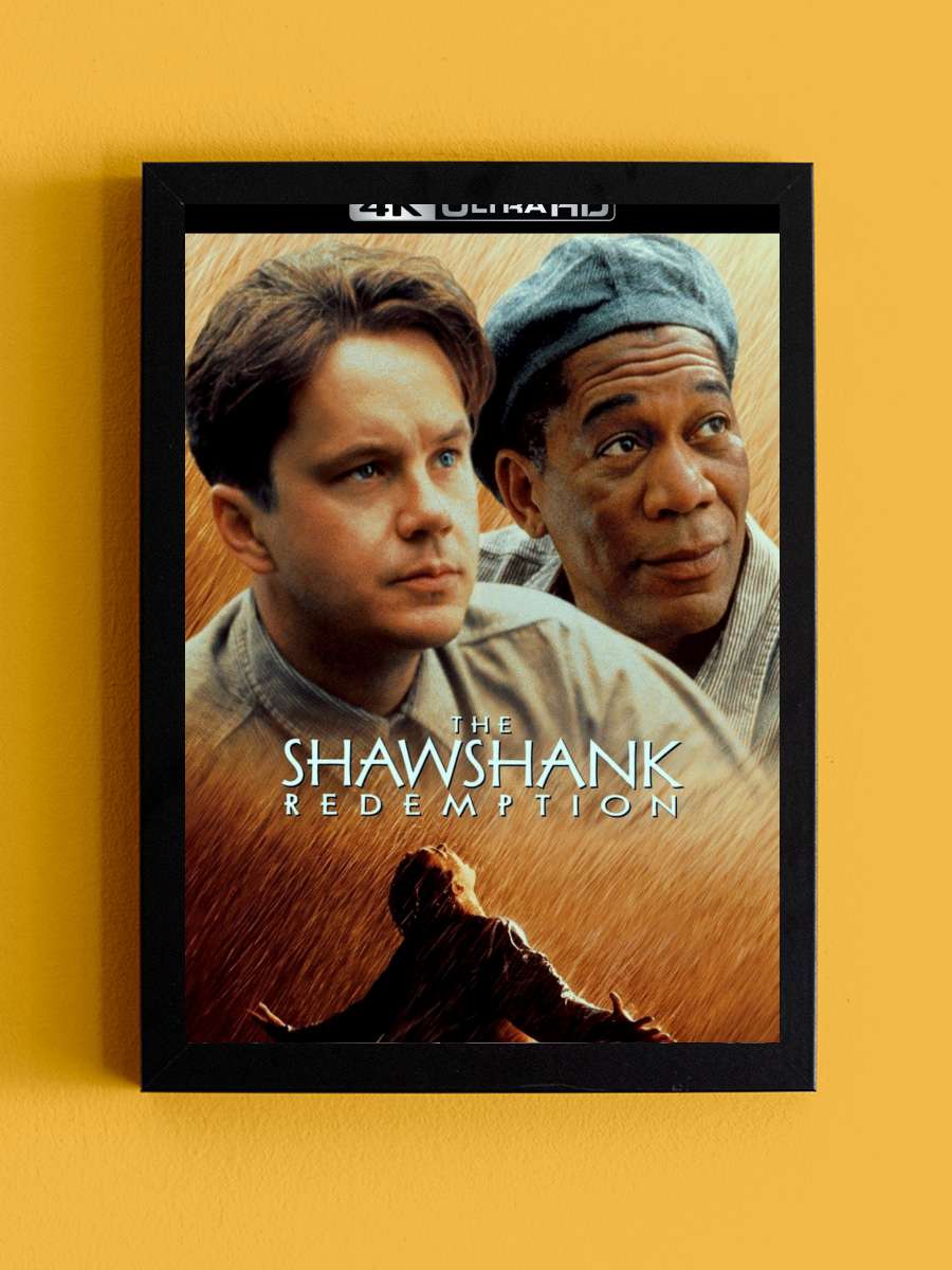 Esaretin Bedeli - The Shawshank Redemption Film Tablo Siyah Çerçeveli Film Poster Afiş Tablo