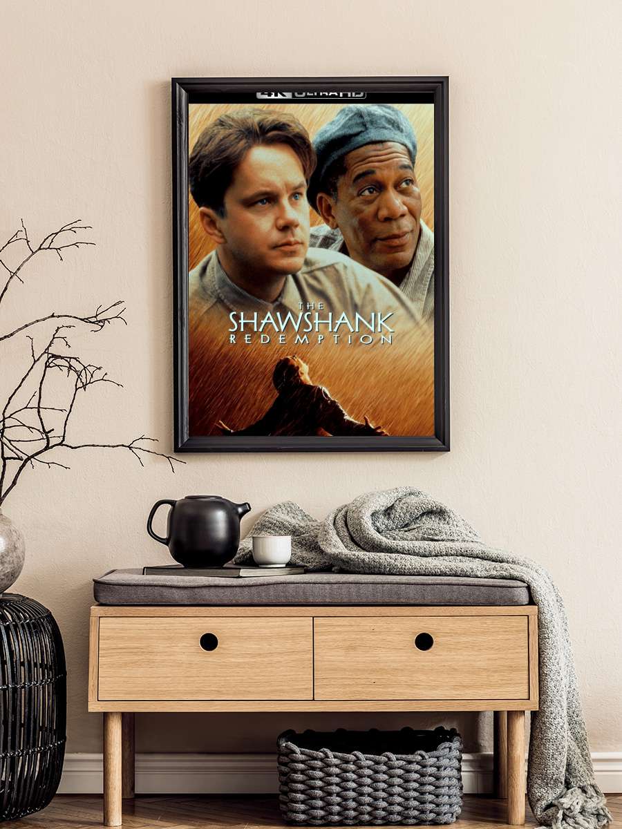 Esaretin Bedeli - The Shawshank Redemption Film Tablo Siyah Çerçeveli Film Poster Afiş Tablo